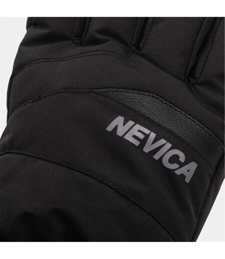 Gants De Ski Motif/style Logo Meribel Adulte Noir Nevica