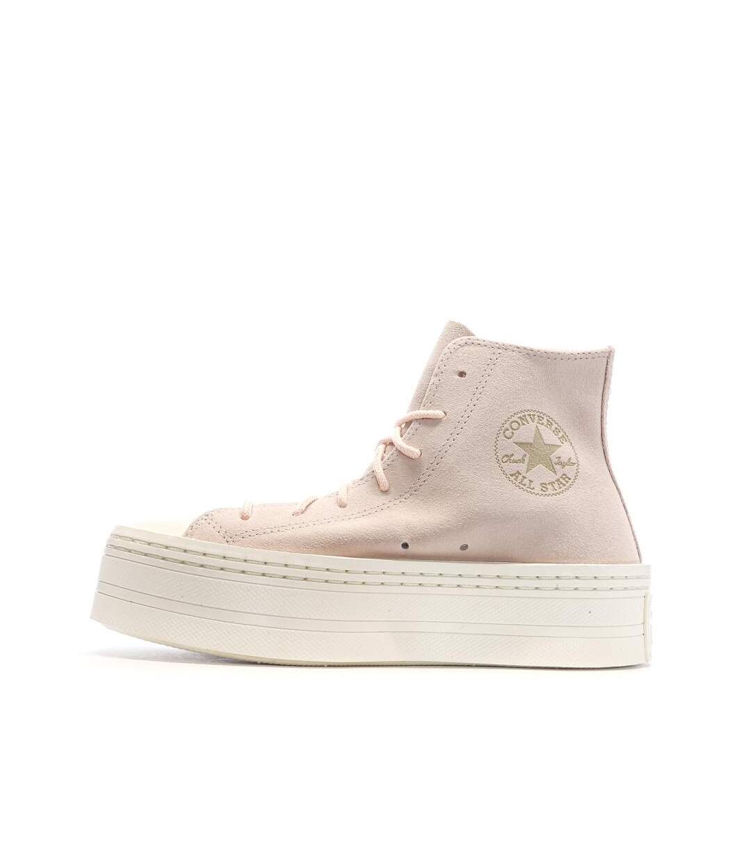 Baskets rose femme converse modern-1