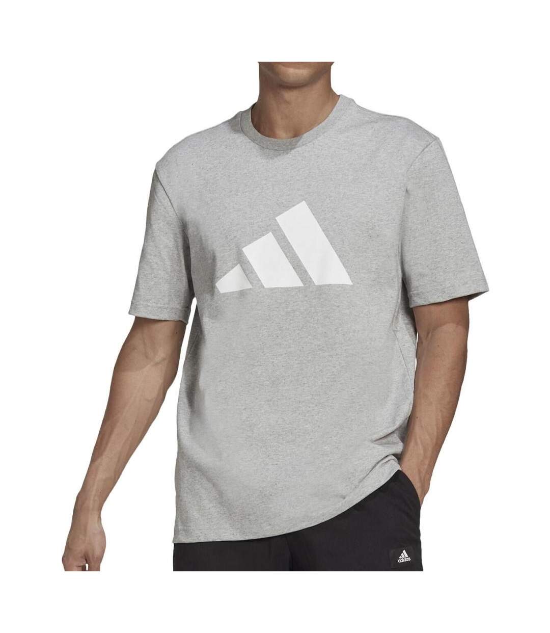 T-shirt Gris Homme Adidas HA7682 - XS-1