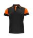 Polo Prime Homme Noir Orange Printer-1