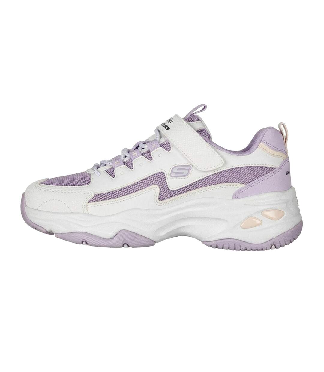 Baskets D´lites 4.0 Femme Blanc Lavande Skechers-3