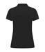 Womens/ladies pique polo shirt black Henbury