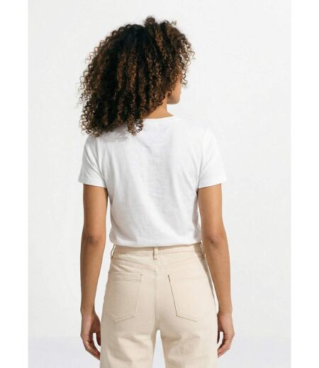T-shirt col rond avec inscription Matcha