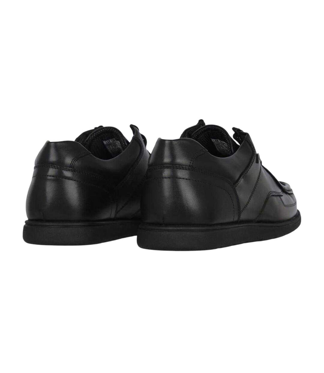 Mens Waltham Leather Lace Up Shoes Black Lee Cooper-2
