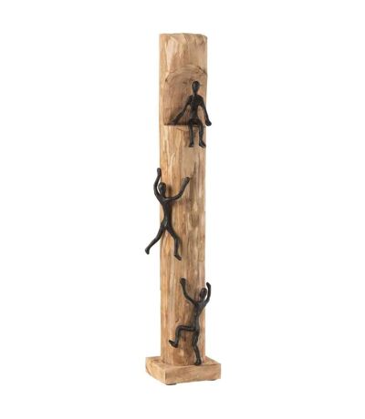 Statuette Déco Figurines Grimpantes 73cm Naturel