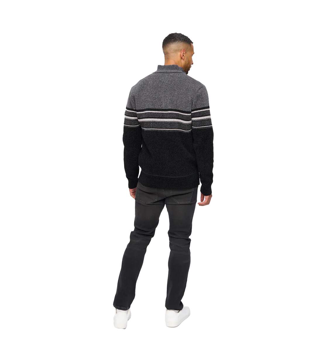 Pull Feldstan Homme Noir Bewley & Ritch-3