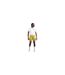 Mens Trail All-over Print Running Shorts Yellow Nike-1