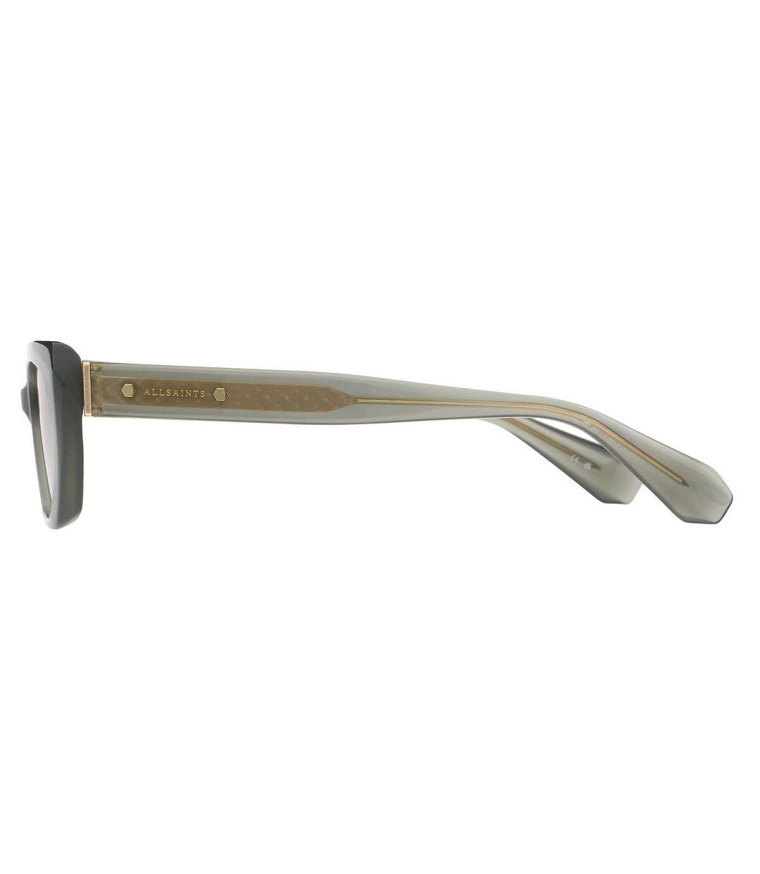 Lunettes De Soleil Motif/style Œil De Chat Femme Taille Unique Gris Kaki AllSaints-2