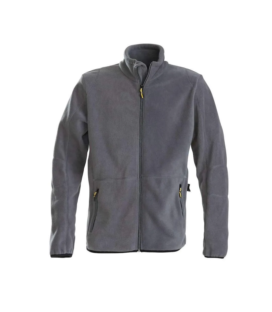 Mens Speedway Fleece Jacket Steel Grey Printer-1
