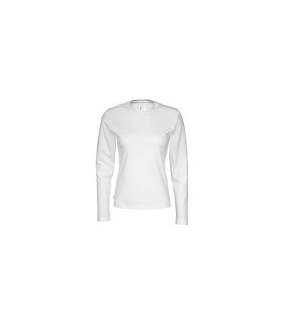 Womens/ladies long-sleeved t-shirt white Cottover
