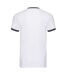 T-shirt Adulte Blanc Noir Fruit Of The Loom-2