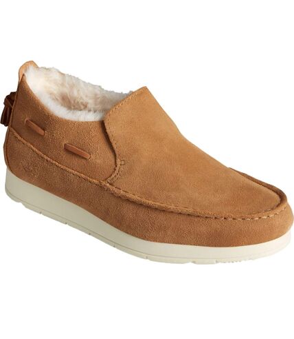 Sperry Womens/Ladies Moc Sider Basic Core Suede Casual Shoes (Tan) - UTFS8432
