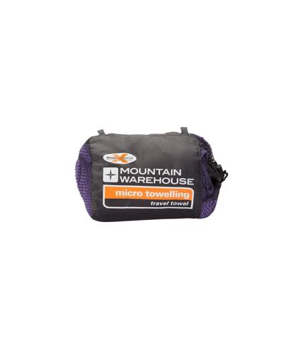 Travel micro-towelling towel one size dark purple Mountain Warehouse