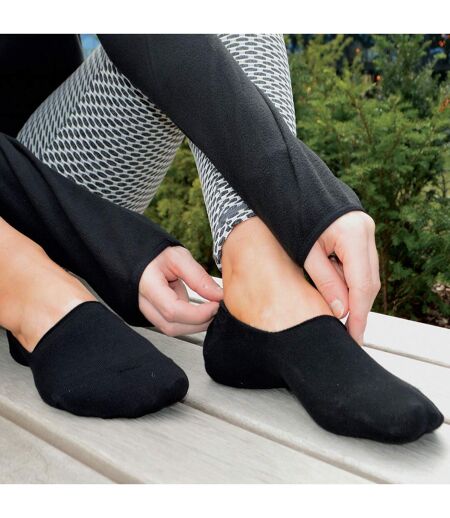 4 Pr Socquettes Femme Bambou Respirantes Invisible