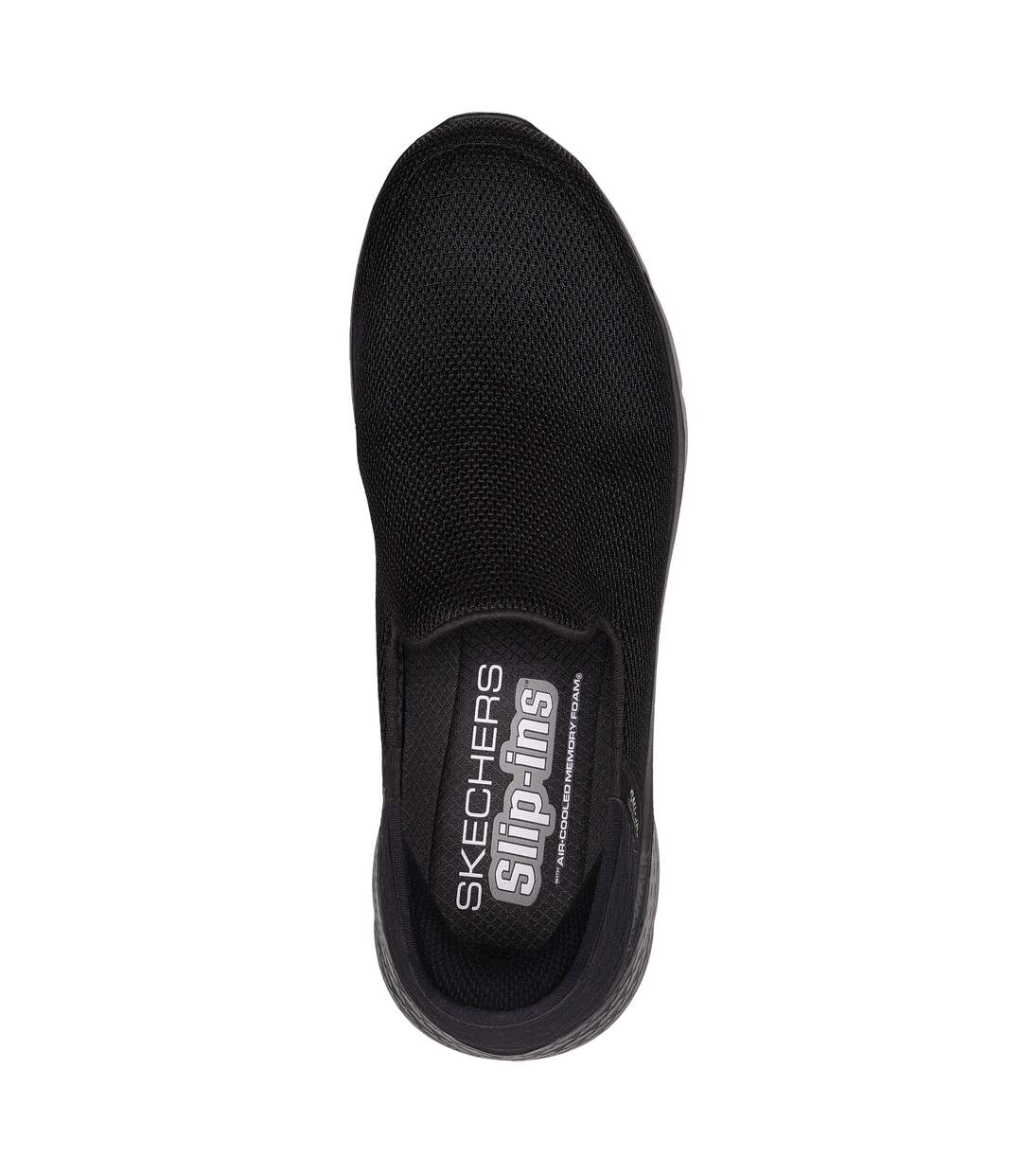 Mens go walk flex no hands trainers black Skechers-4
