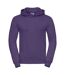 Sweat à capuche homme violet Russell