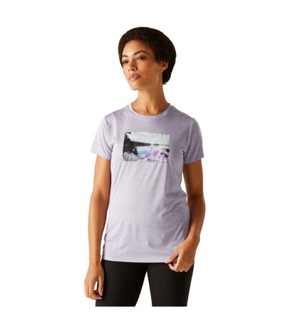T-shirt Fingal Femme Glycine Chiné Regatta