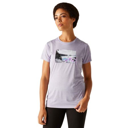 T-shirt fingal femme glycine chiné Regatta