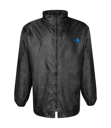 Mens D555 Zac Packaway Kingsize Waterproof Jacket Black Duke
