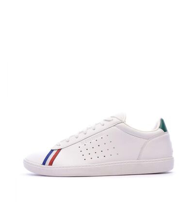 Baskets blanches homme Le Coq Sportif Courtstar Leather