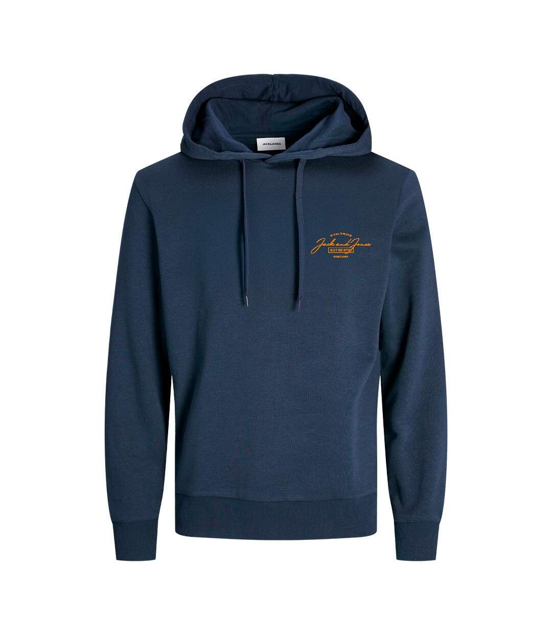 Sweat marine/orange homme jack & jones ferris-1