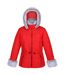 Regatta Womens/Ladies Willabella Faux Fur Trim Jacket (Code Red) - UTRG8171