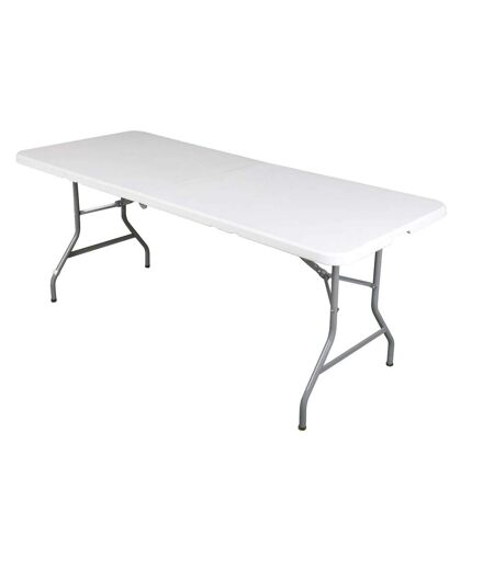 Table de réception pliante pour 8 personnes - Blanc