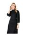 Womens/ladies ruched jersey textured midi dress black Principles