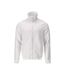 Mens Customised Full Zip Fleece Jacket White Mascot-1