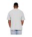 Casual Classics Mens Ringspun Cotton Extended Neckline Oversized T-Shirt (Heather Grey)