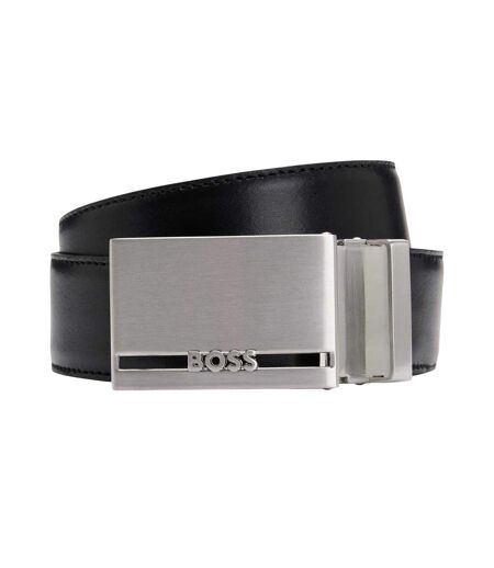 Mens Galliz Leather Belt Black Boss