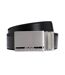 Mens Galliz Leather Belt Black Boss-2