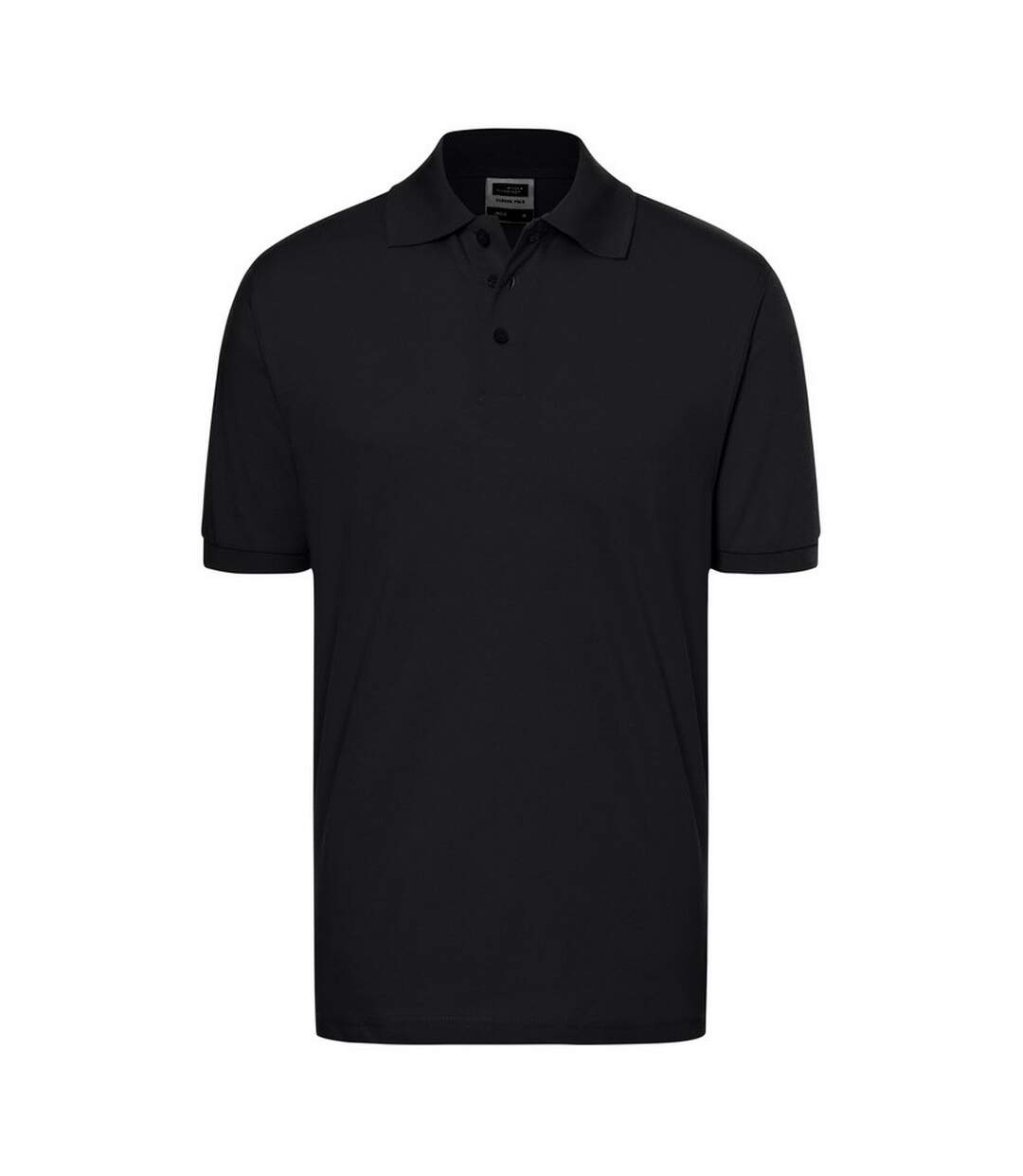 Polo Classic Homme Noir James And Nicholson-1