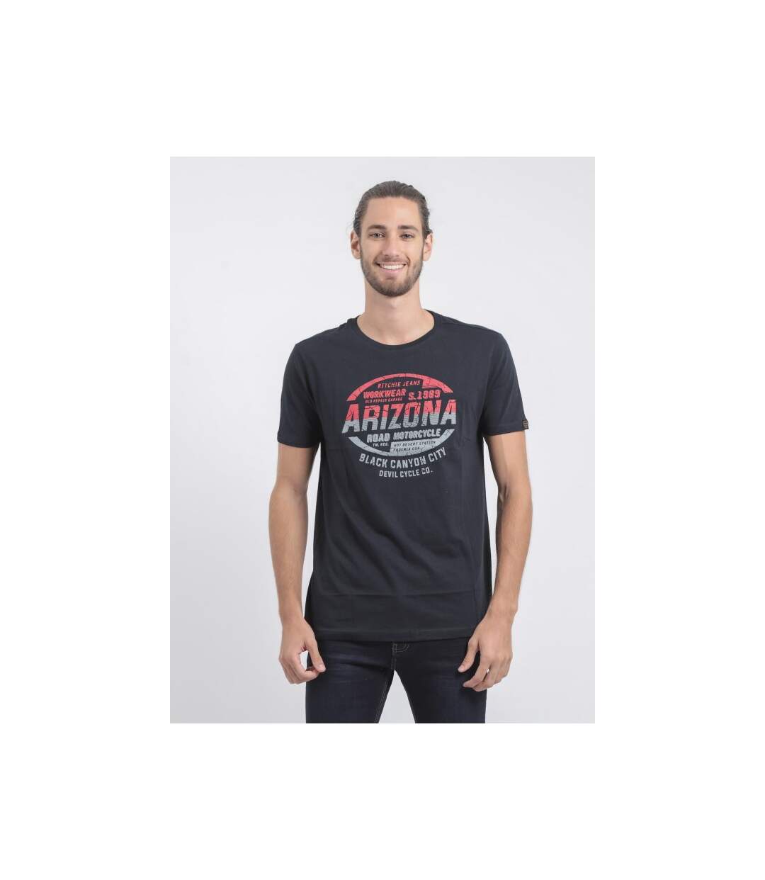 T-shirt col rond pur coton JACRAIG-1