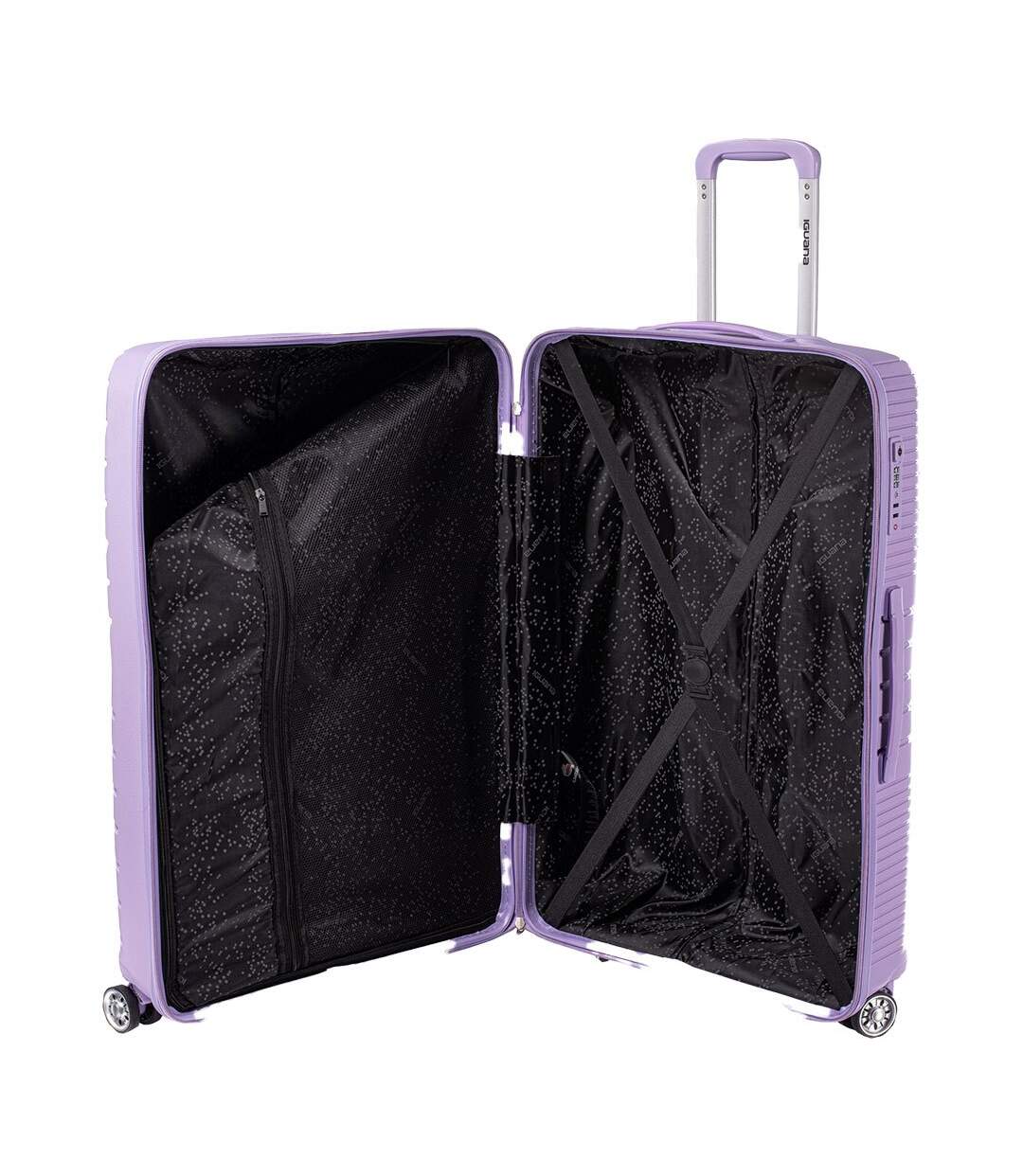 Cantabria ii 97l hardshell 4 wheeled suitcase one size lavender Iguana-3