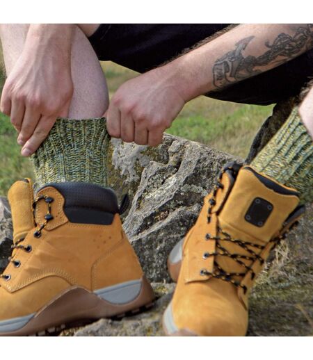 1 Pack Mens Thick Warm 100% Wool Hiking & Walking Socks