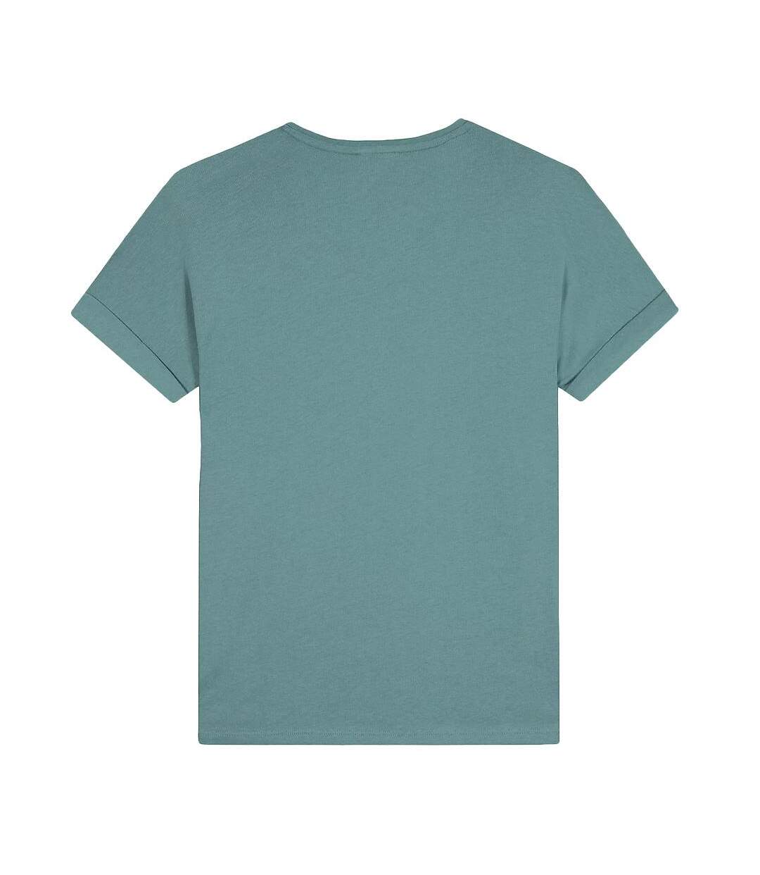 T-Shirt vert femme tbs nadeatee-2