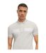 Polo Paule Homme Gris Clair Gris Pastel Boss-4