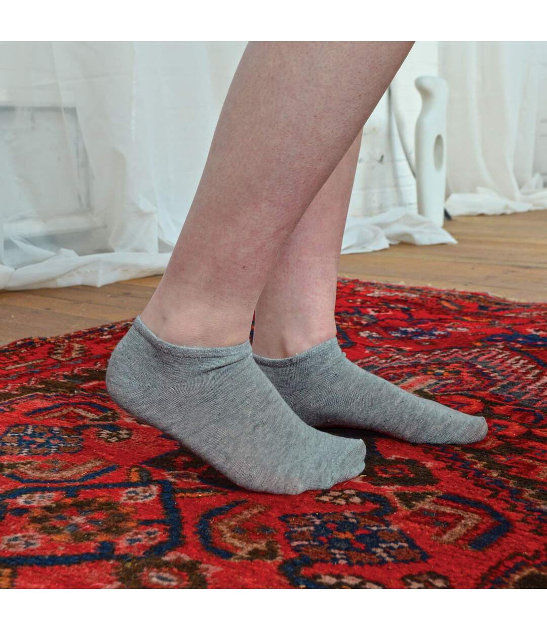 6 Paires Homme et Femme Coton Sport Basses Courtes Chaussettes Socquettes-5