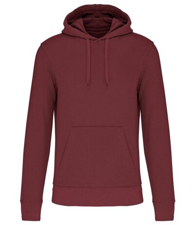 Sweat à capuche écoresponsable - Homme - K4027 - rouge vin