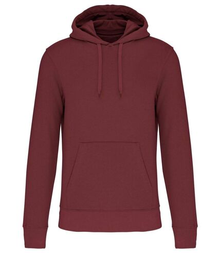 Sweat à capuche écoresponsable - Homme - K4027 - rouge vin