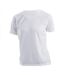 Subli plus t-shirt à manches courtes et col en v femme blanc Xpres-1