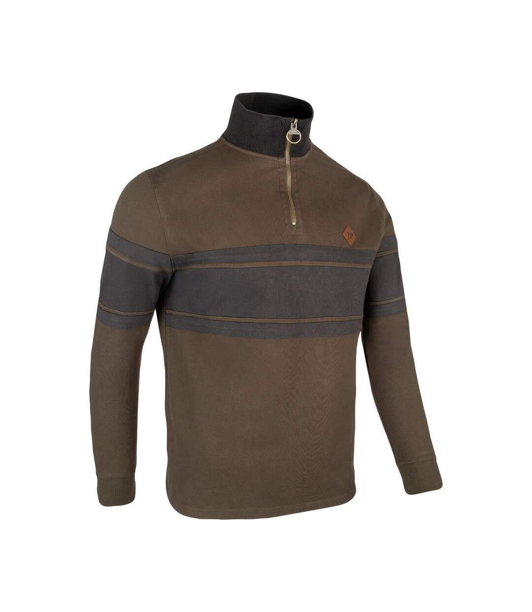 Sweat Motif/style Panneau Contrasté Homme Vert Jack Pyke-3