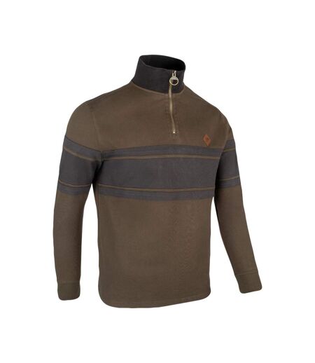 Sweat Motif/style Panneau Contrasté Homme Vert Jack Pyke