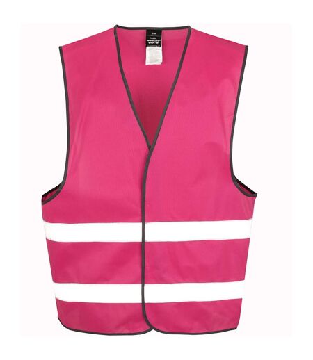 Gilet Haute Visibilité Enhanced Adulte Framboise Result Core