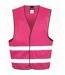 Gilet Haute Visibilité Enhanced Adulte Framboise Result Core-1