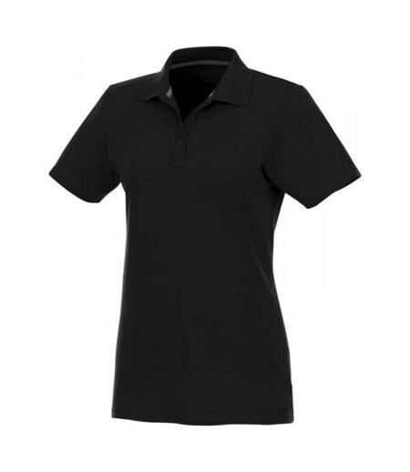 Elevate Womens/Ladies Helios Short Sleeve Polo Shirt (Black)