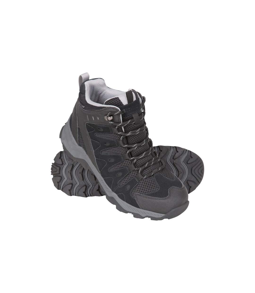 Bottines De Randonnée Rapid Homme Noir Noir Mountain Warehouse-1