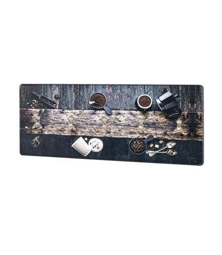 Patère Murale Design Café 50cm Noir