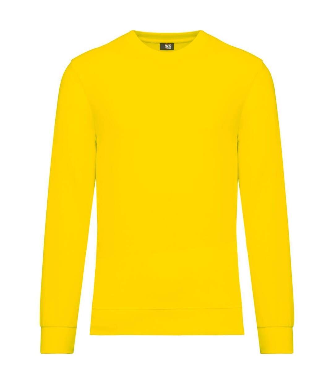 Sweat de travail écoresponsable - Unisexe - WK405 - jaune fluo